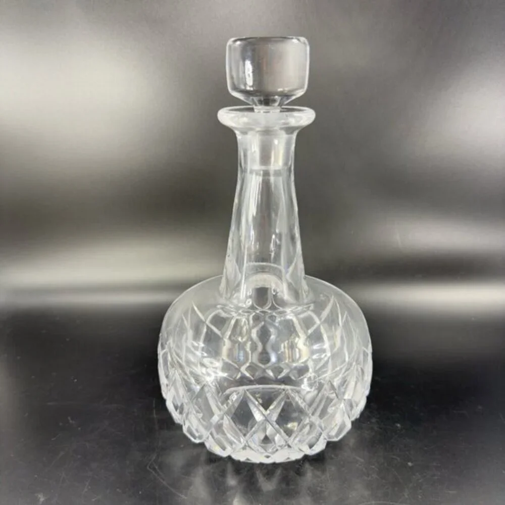 Orrefors Elisabeth Clear‎ Crystal Decanter Bottle With Stopper Heavy Luxurious